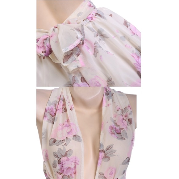 Floral Bandage Wrap Romper - Picture 8 of 9